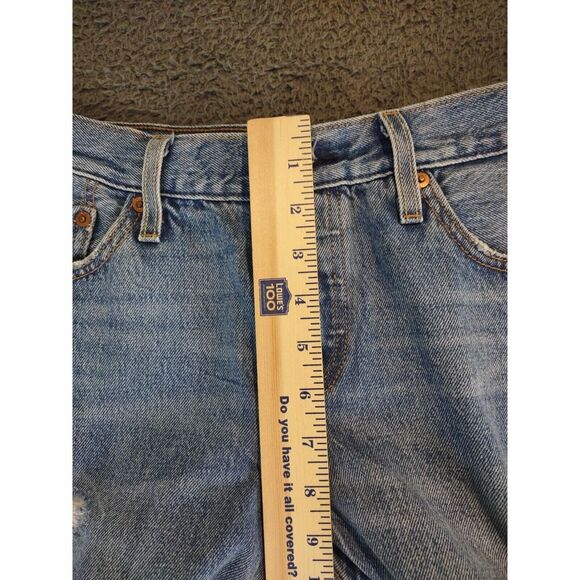 Levi's Jeans 501 CT Mens 32x28 (actual) Slim Custom Tapered Button Fly Denim - Picture 4 of 12